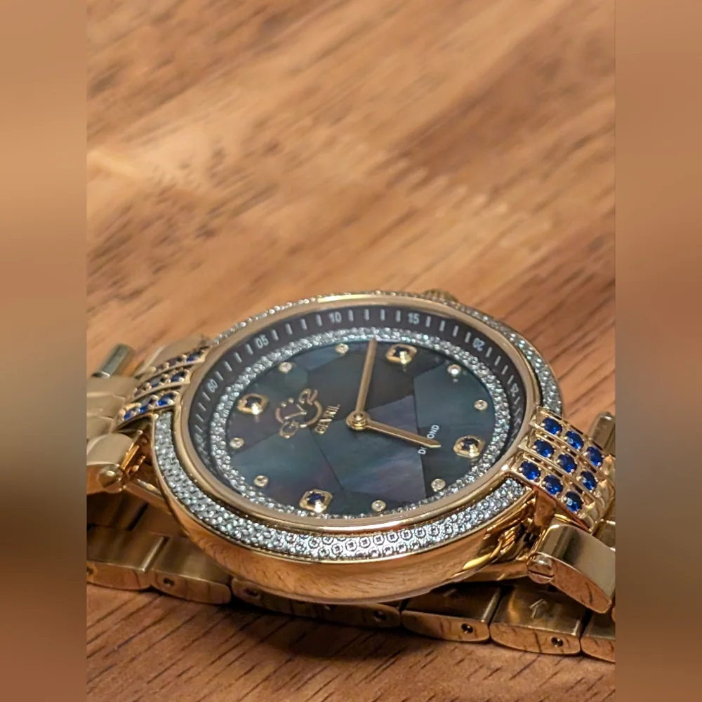 Gv2 By Gevril Matera Diamond Mother of Pearl Dial Ladies Watch
